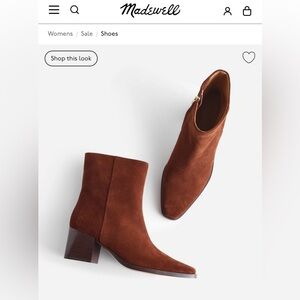 Brand new! Madewell The Ardin Ankle Boot size 7 - Retail $198